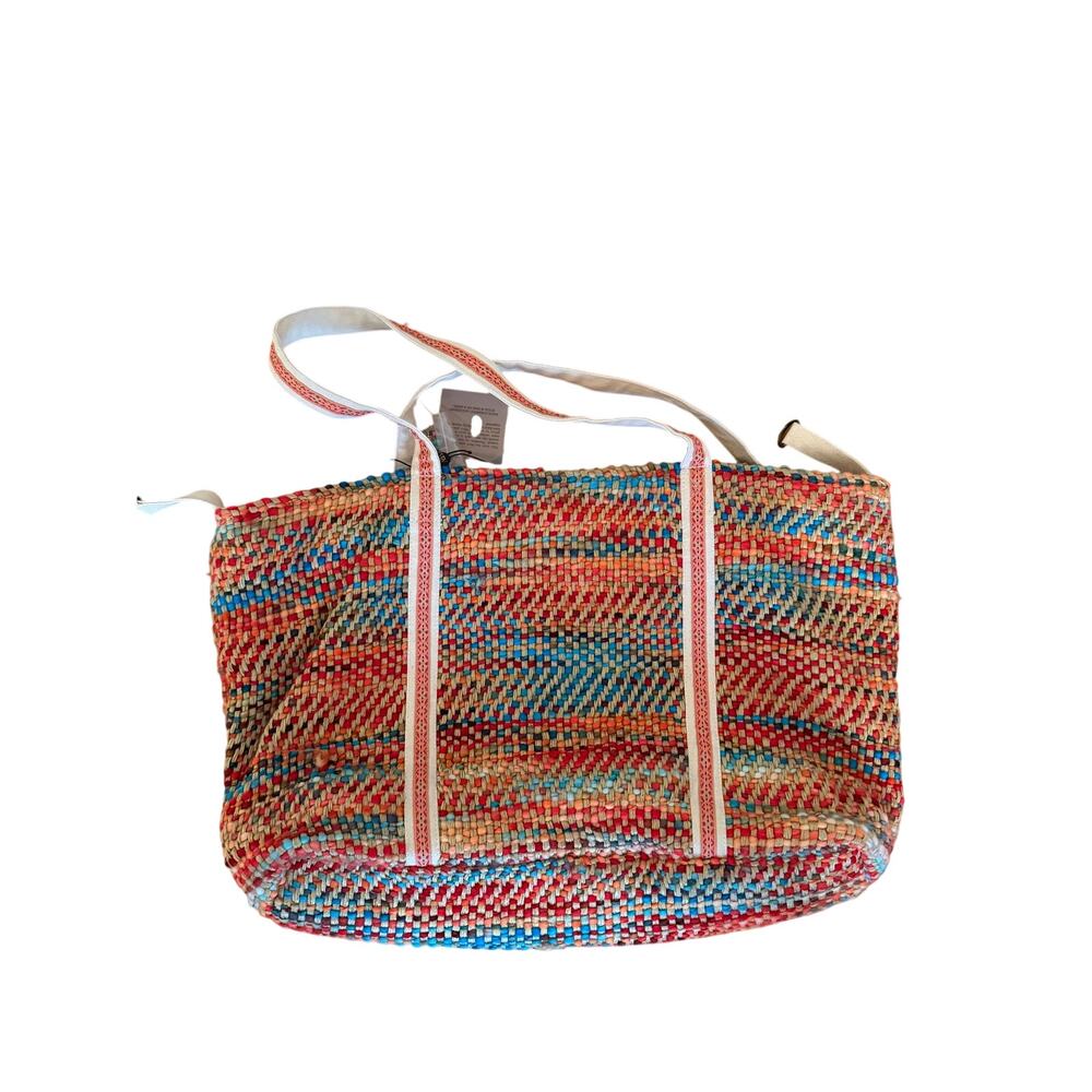 America & Beyond Evil Eye NWT Good Luck Tote Inside Pocket Snap Closure - Picture 4 of 9